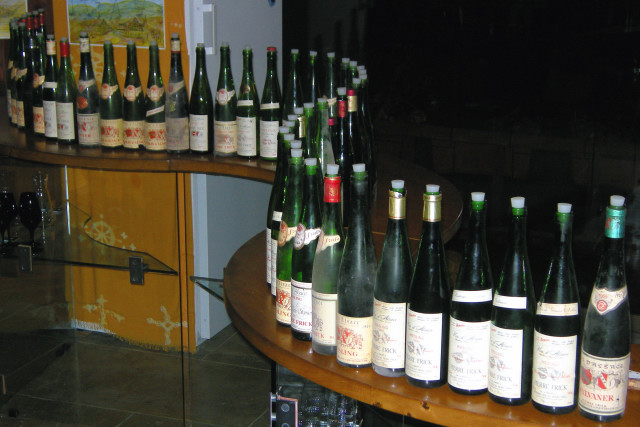 De 2003 à 1954, revue verticale des vins du domaine Pierre Frick (31/10/11)
